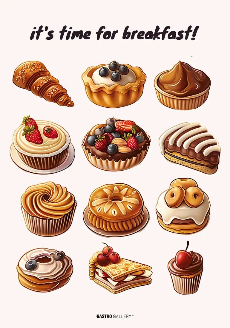 Breakfast Time Pastries — view 1