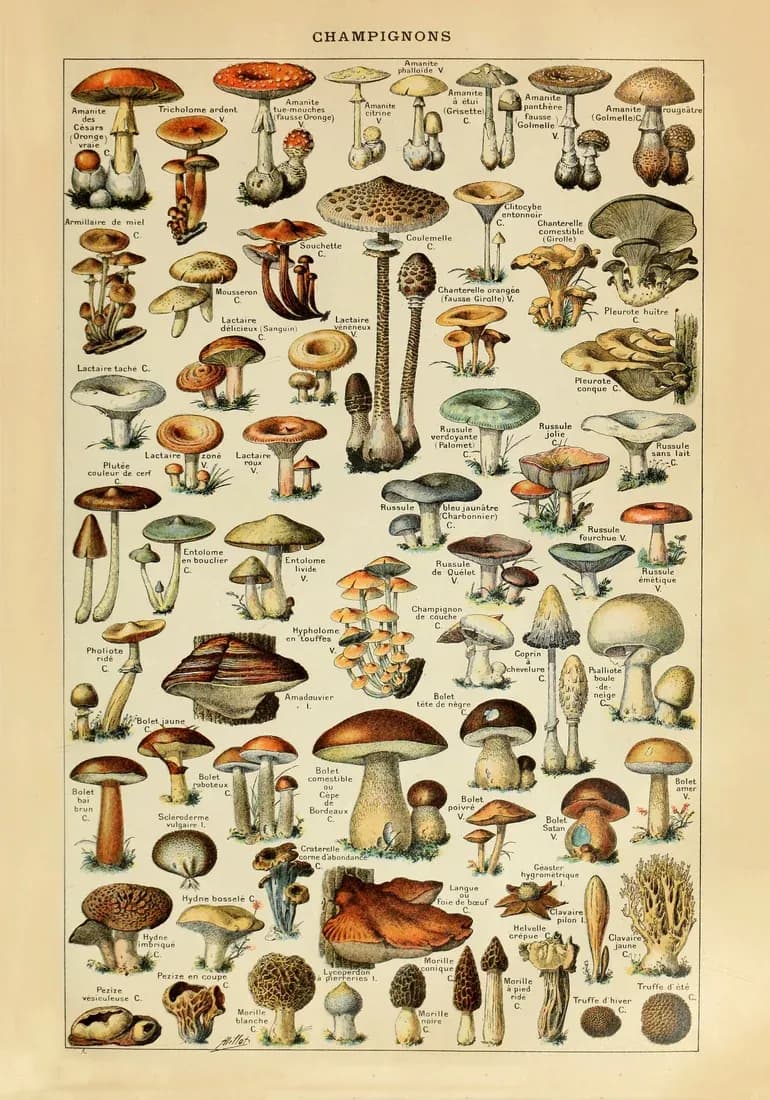 Champignon – Adolphe Millot — view 1