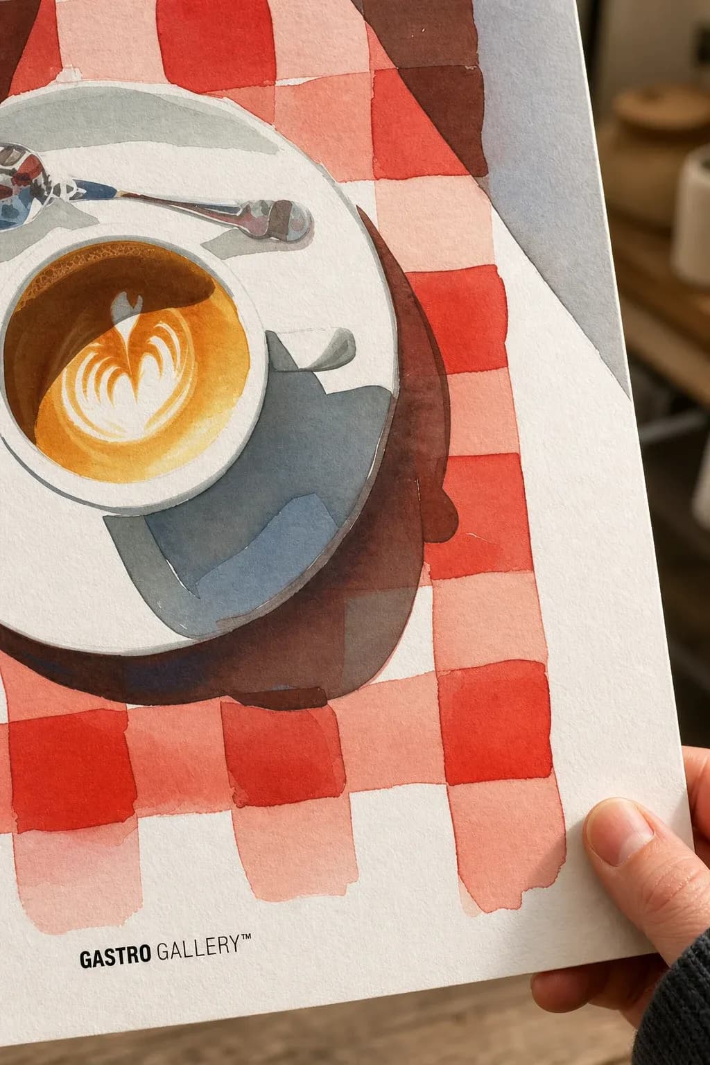 Croissant and Cappuccino — view 3