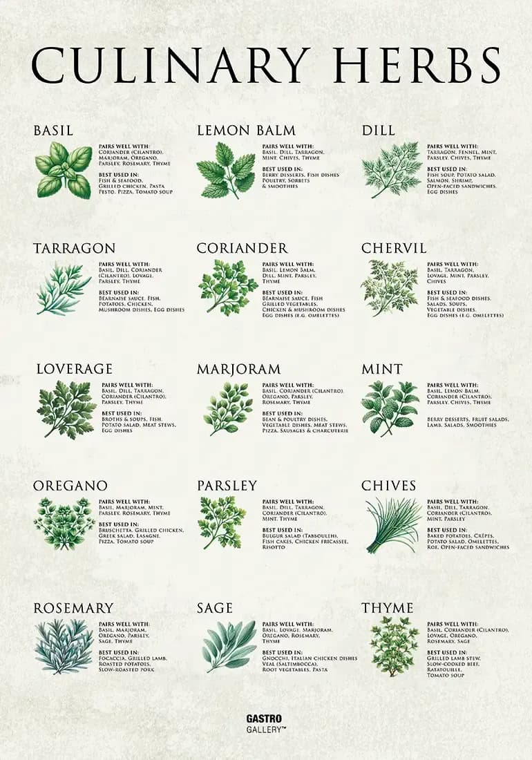 Culinary Herbs — view 1