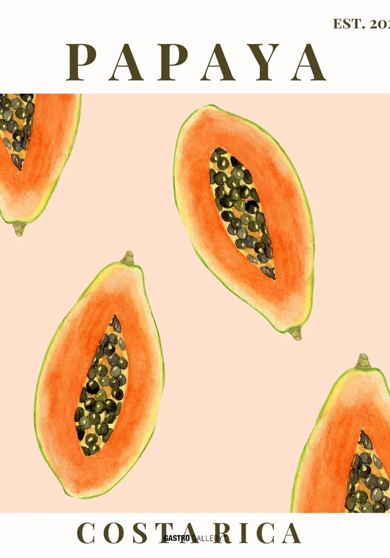 Fresh Papaya Slices — view 1