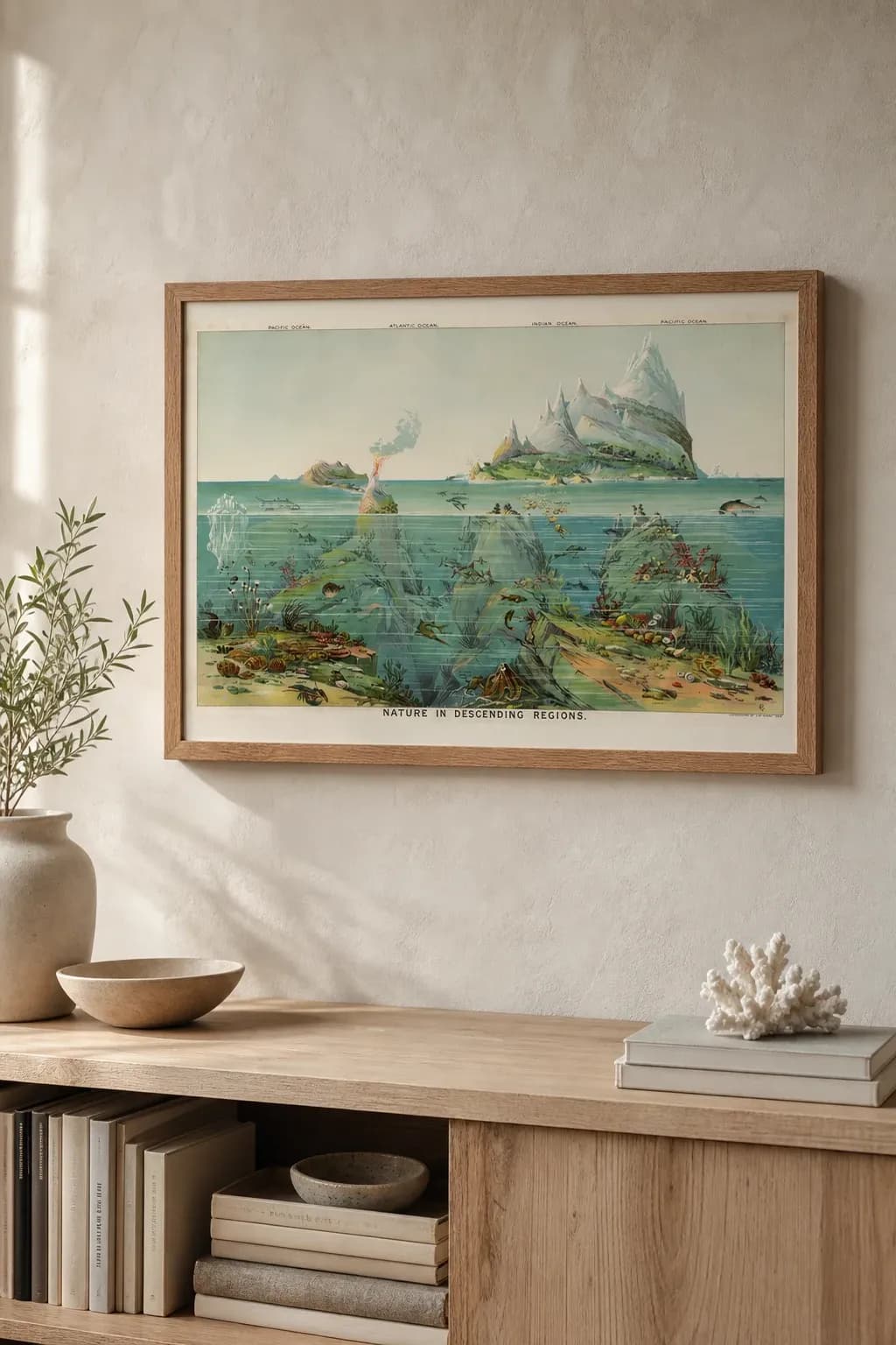 Nature in descending regions — view 2