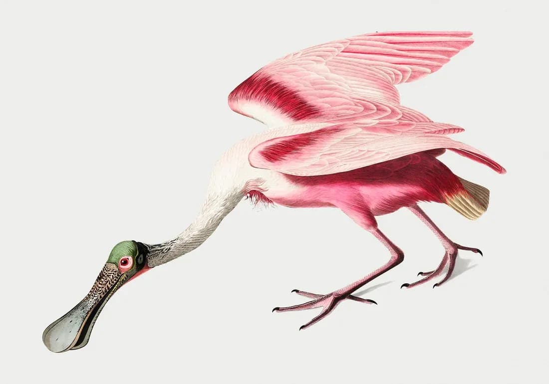 Pink-backed Stork — view 1