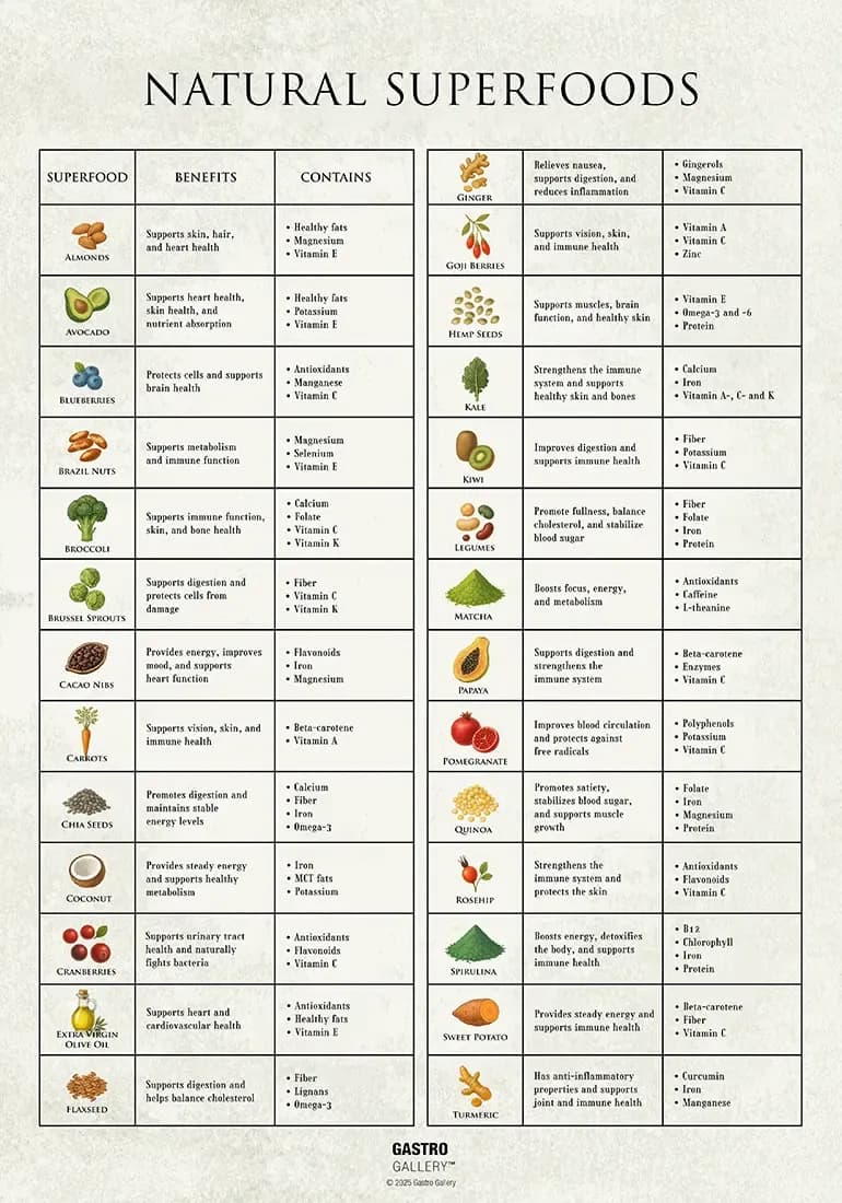 Super Foods — view 1