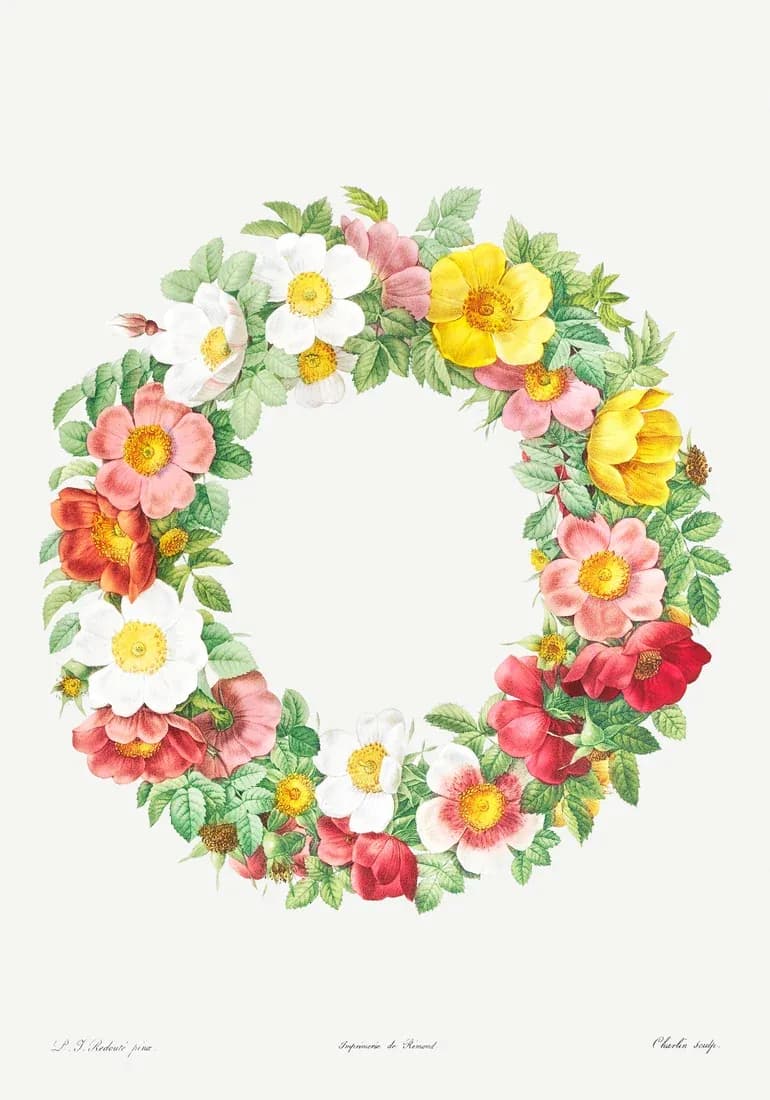 Couronne de fleurs