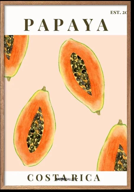 Fresh Papaya Slices