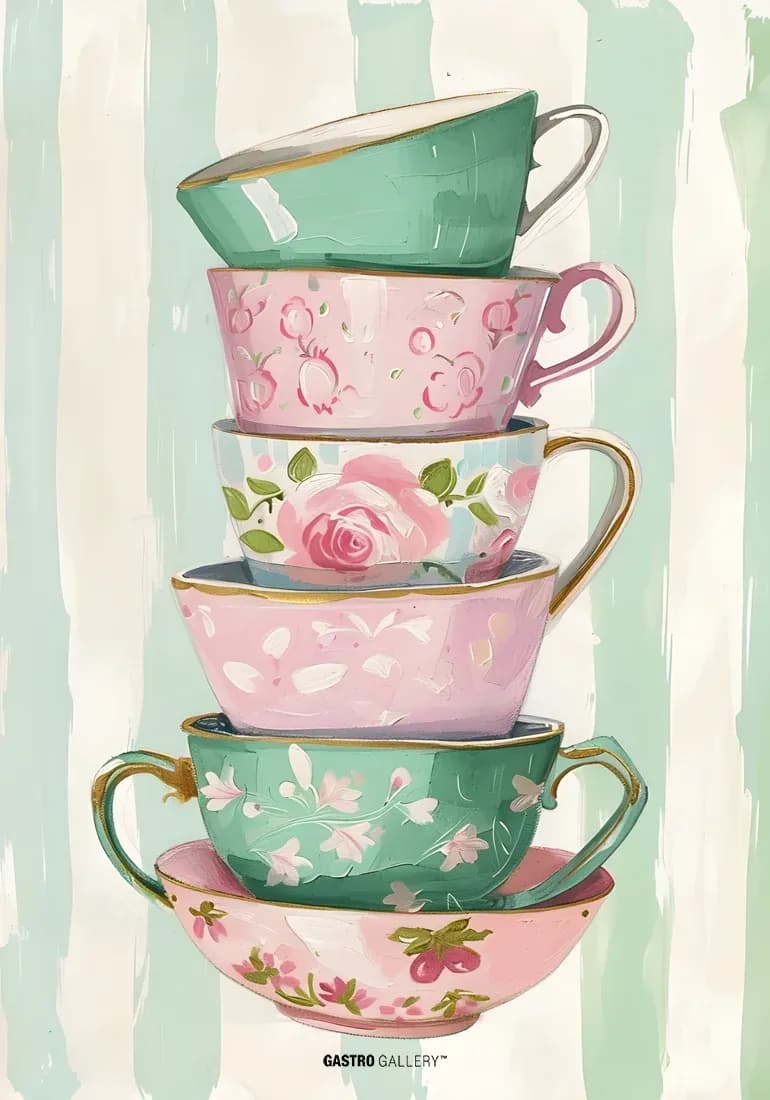 Stacked Teacups Garden